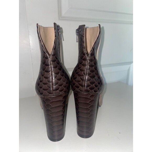 Chinese Laundry Kristin Cavallari Santorini Heeled Ankle Boots size 9.5 Leather - Picture 9 of 13